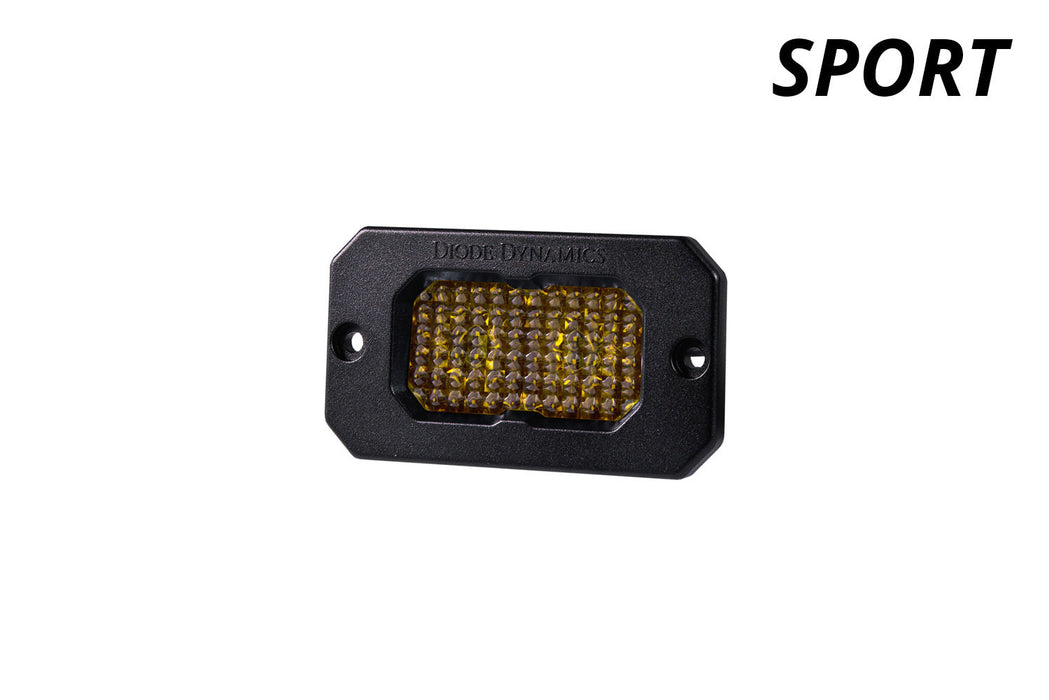 Diode Dynamics DD6730S Stage Series 2in LED Pod Sport Yellow Combo Flush ABL Single Diode Dynamics - Truck Part Superstore