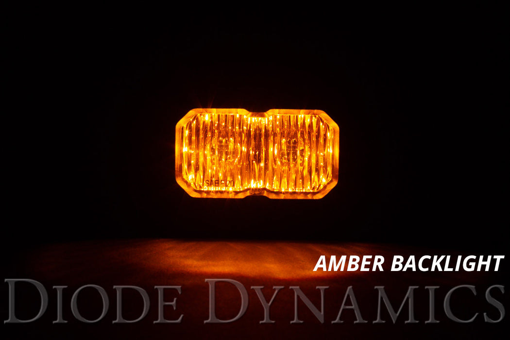 Diode Dynamics DD6730S Stage Series 2in LED Pod Sport Yellow Combo Flush ABL Single Diode Dynamics - Truck Part Superstore