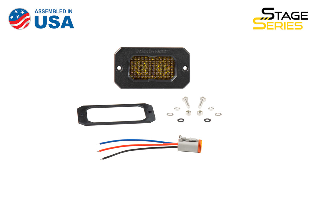 Diode Dynamics DD6730S Stage Series 2in LED Pod Sport Yellow Combo Flush ABL Single Diode Dynamics - Truck Part Superstore