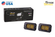Diode Dynamics DD6735P Stage Series 2in LED Pod Pro Yellow Combo Flush ABL Pair Diode Dynamics - Truck Part Superstore