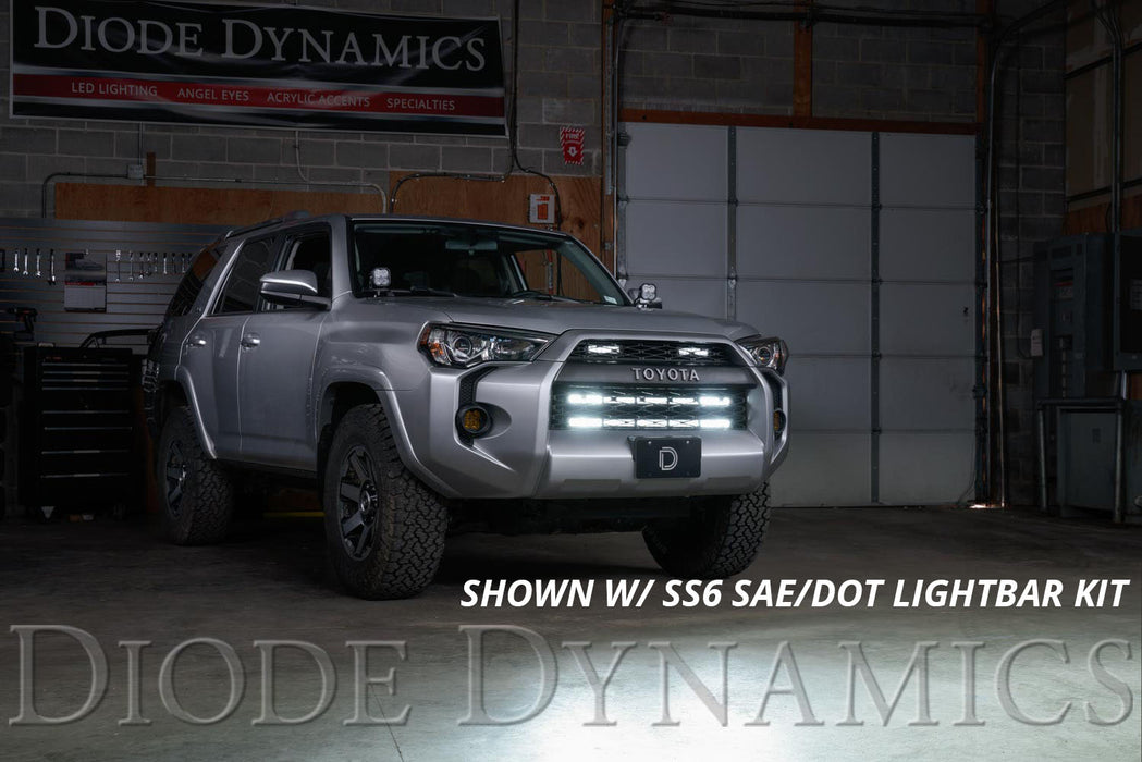 Diode Dynamics DD6760 SS30 Single Stealth Lightbar Kit for 2014-2019 Toyota 4Runner White Combo Diode Dynamics - Truck Part Superstore