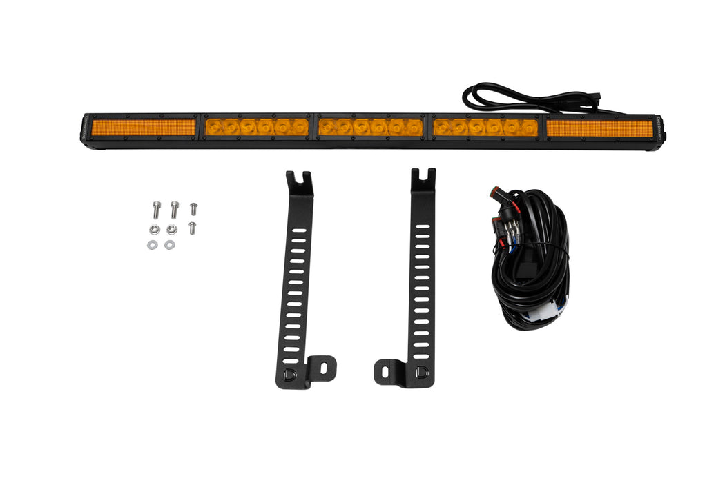 Diode Dynamics DD6761 SS30 Single Stealth Lightbar Kit for 2014-2019 Toyota 4Runner Amber Combo Diode Dynamics - Truck Part Superstore