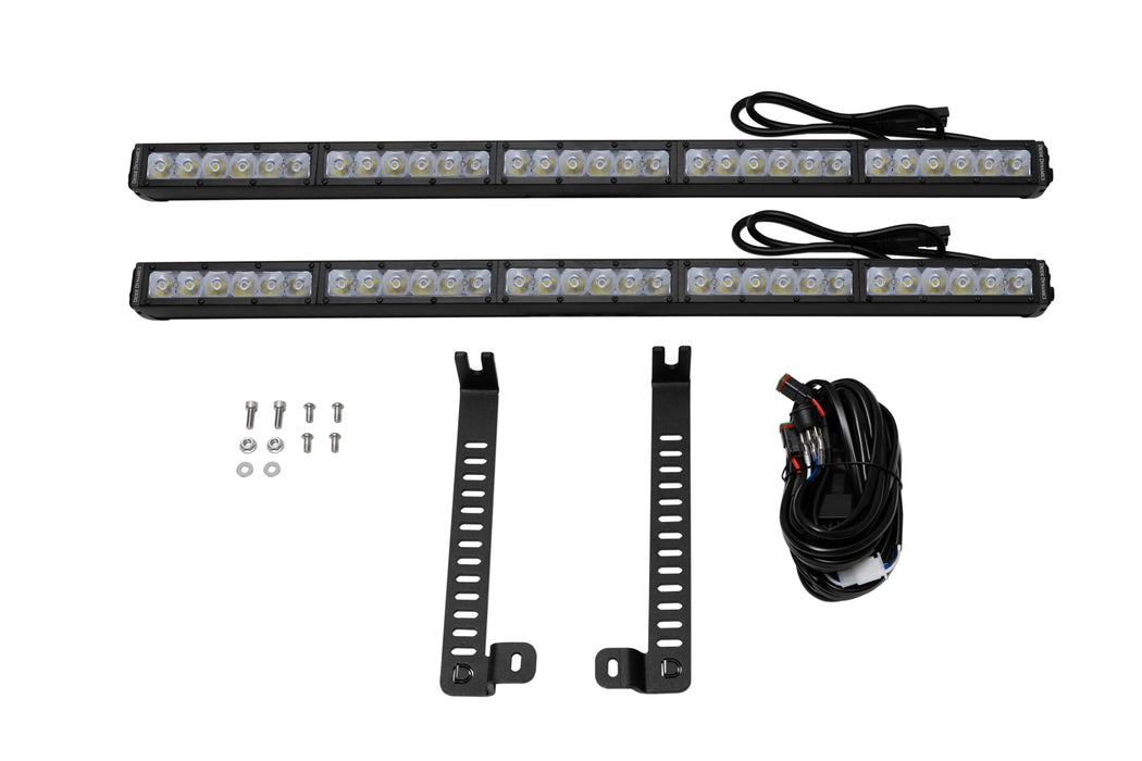 Diode Dynamics DD6761 SS30 Single Stealth Lightbar Kit for 2014-2019 Toyota 4Runner Amber Combo Diode Dynamics - Truck Part Superstore