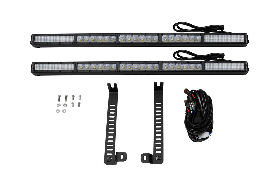 Diode Dynamics DD6764 SS30 Dual Stealth Lightbar Kit for 2014-2019 Toyota 4Runner White Combo Diode Dynamics - Truck Part Superstore