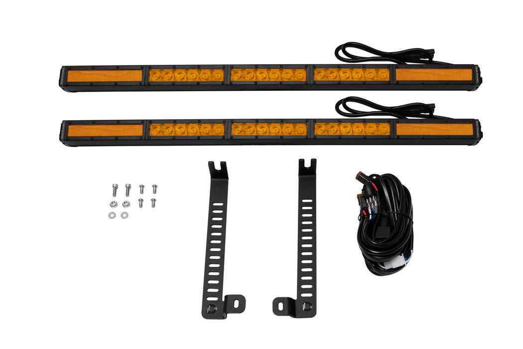 Diode Dynamics DD6765 SS30 Dual Stealth Lightbar Kit for 2014-2019 Toyota 4Runner Amber Combo Diode Dynamics - Truck Part Superstore