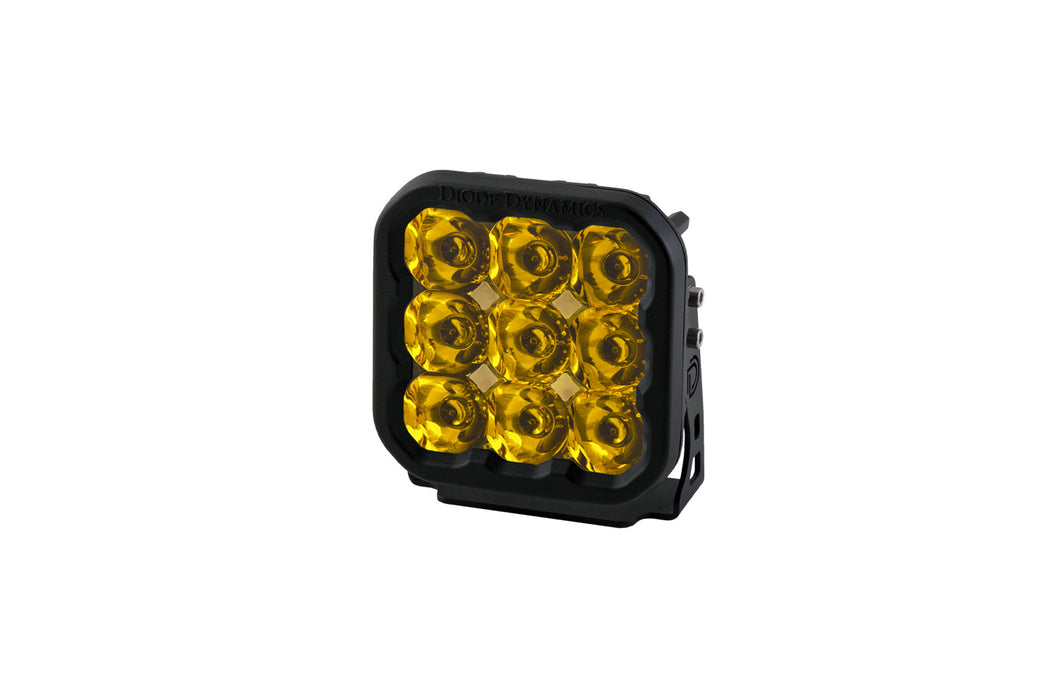 Diode Dynamics DD6771S SS5 LED Pod Sport Yellow Spot Single Diode Dynamics - Truck Part Superstore