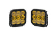 Diode Dynamics DD6772P SS5 LED Pod Sport Yellow Combo Pair Diode Dynamics - Truck Part Superstore