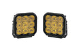 Diode Dynamics DD6773P SS5 LED Pod Sport Yellow Flood Pair Diode Dynamics - Truck Part Superstore