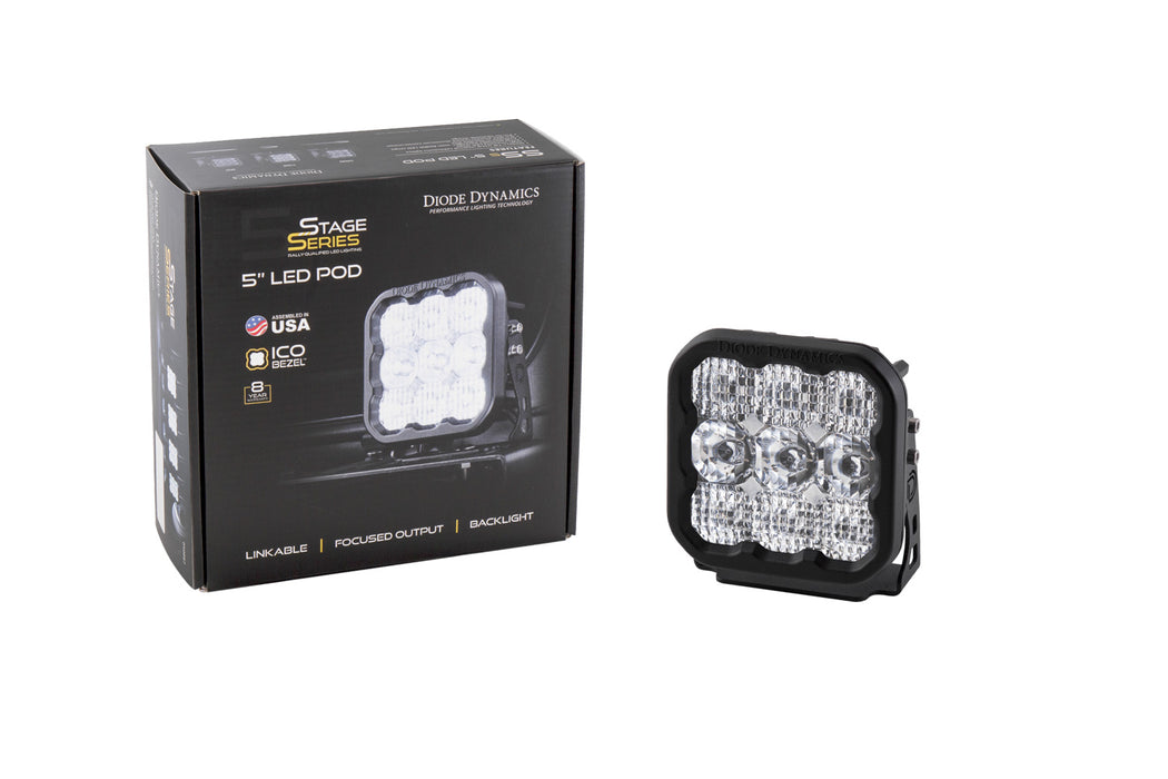 Diode Dynamics DD6775S SS5 LED Pod Pro White Combo Single Diode Dynamics - Truck Part Superstore