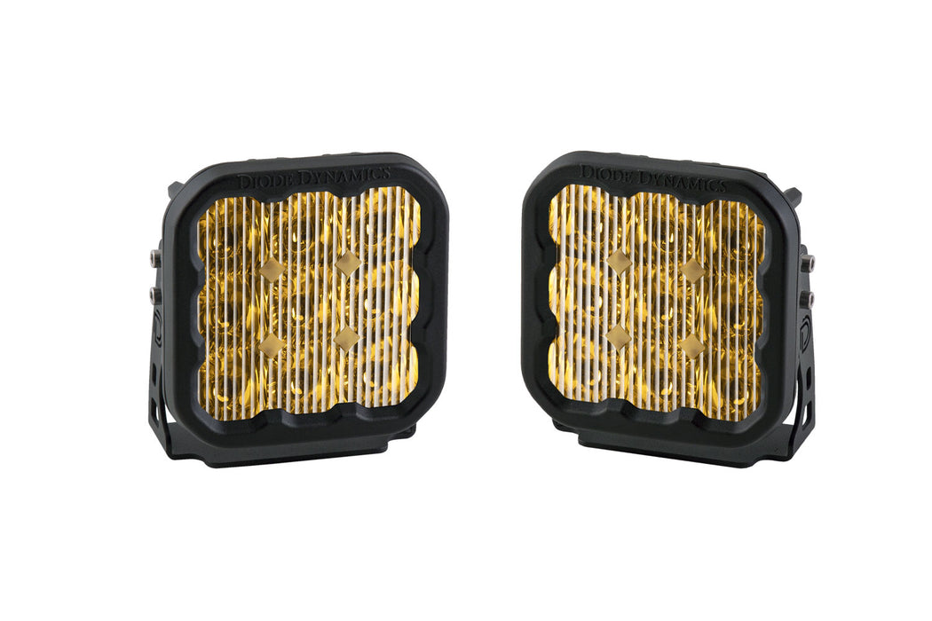 Diode Dynamics DD6783P SS5 LED Pod Pro Yellow Driving Pair Diode Dynamics - Truck Part Superstore