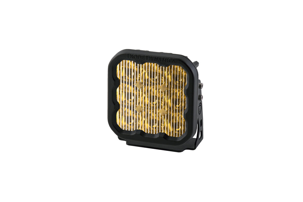 Diode Dynamics DD6783S SS5 LED Pod Pro Yellow Driving Single Diode Dynamics - Truck Part Superstore