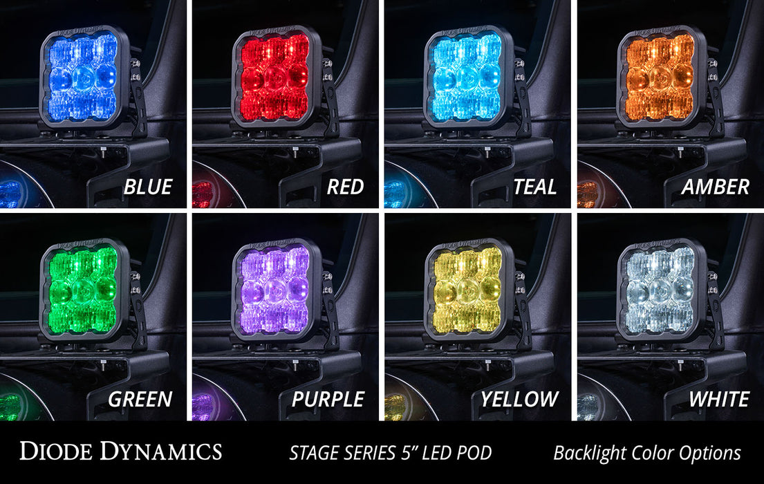 Diode Dynamics DD6793 SS5 Sport Universal CrossLink 3-Pod Lightbar Yellow Combo Diode Dynamics - Truck Part Superstore