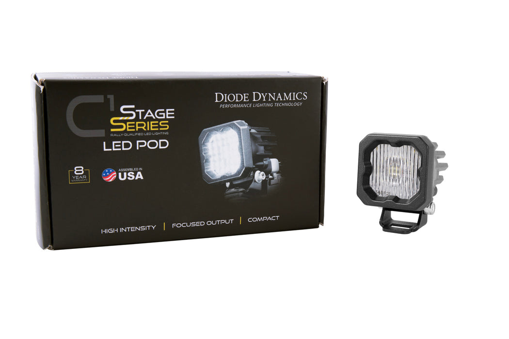 Diode Dynamics DD6846S Stage Series C1 LED Pod White SAE Fog Standard WBL Each Diode Dynamics - Truck Part Superstore