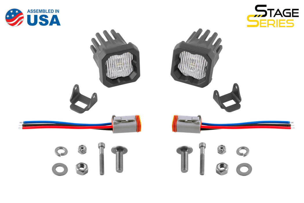 Diode Dynamics DD6847P Stage Series C1 LED Pod White SAE Fog Standard ABL Pair Diode Dynamics - Truck Part Superstore