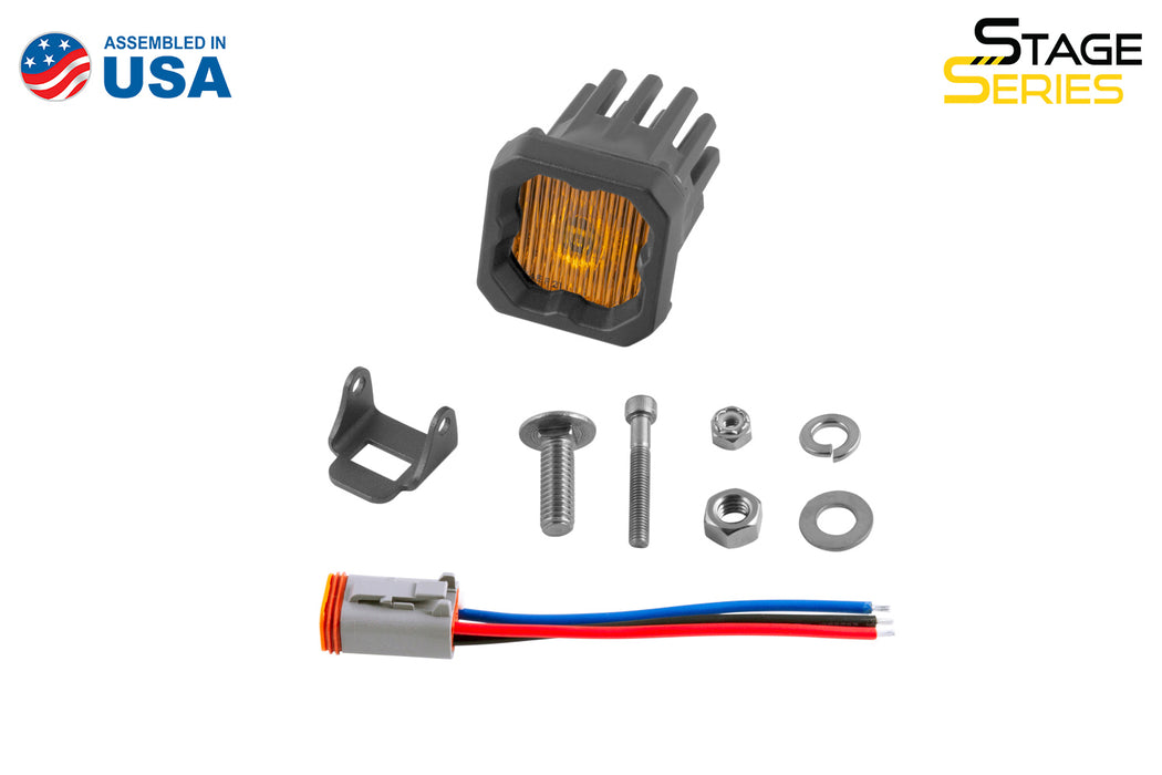 Diode Dynamics DD6848S Stage Series C1 LED Pod Yellow SAE Fog Standard ABL Each Diode Dynamics - Truck Part Superstore