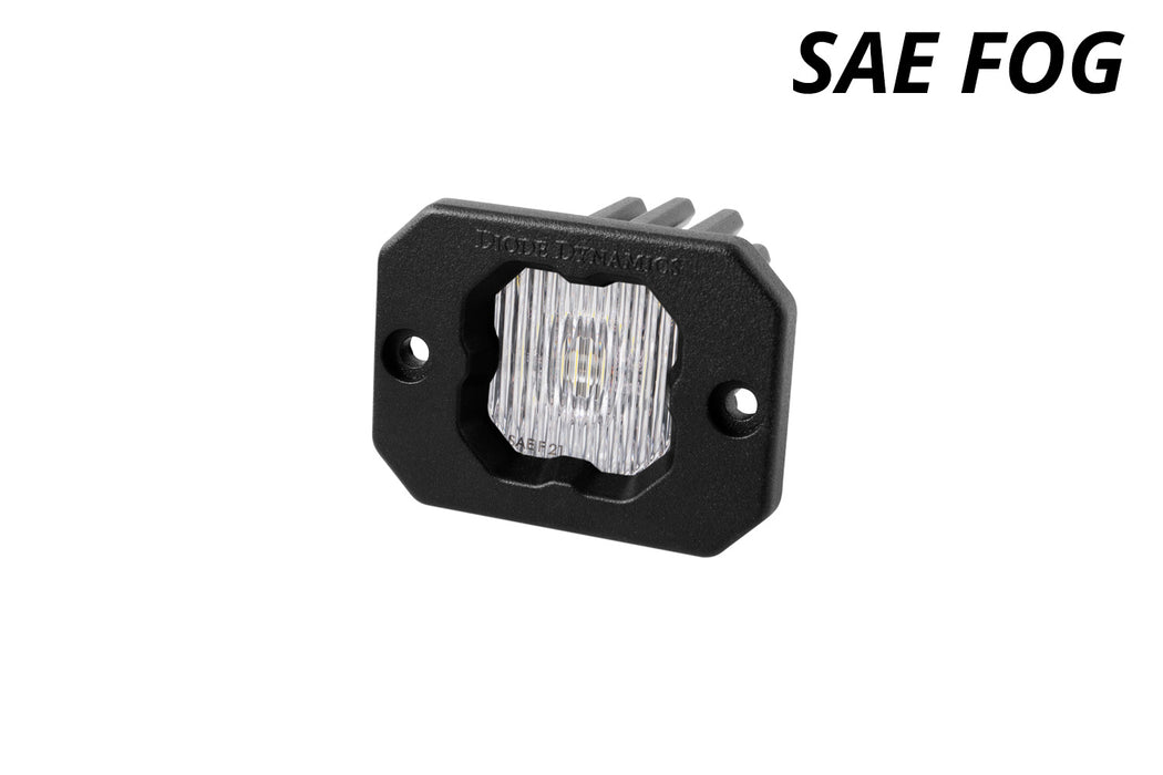 Diode Dynamics DD6850S Stage Series C1 LED Pod White SAE Fog Flush ABL Each Diode Dynamics - Truck Part Superstore