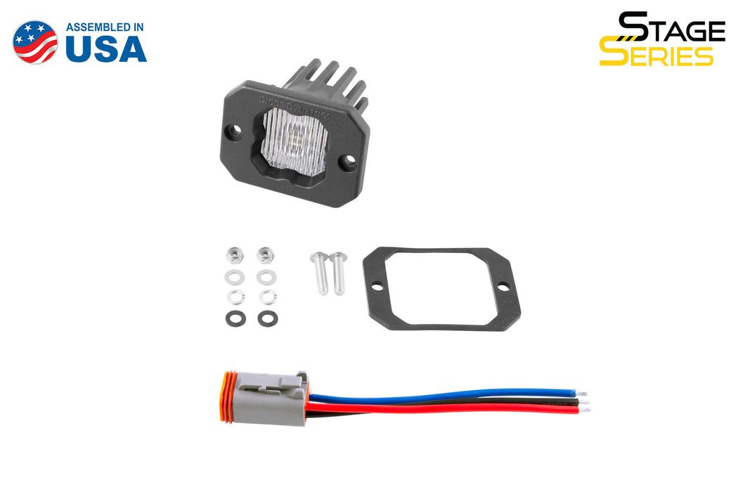 Diode Dynamics DD6850S Stage Series C1 LED Pod White SAE Fog Flush ABL Each Diode Dynamics - Truck Part Superstore