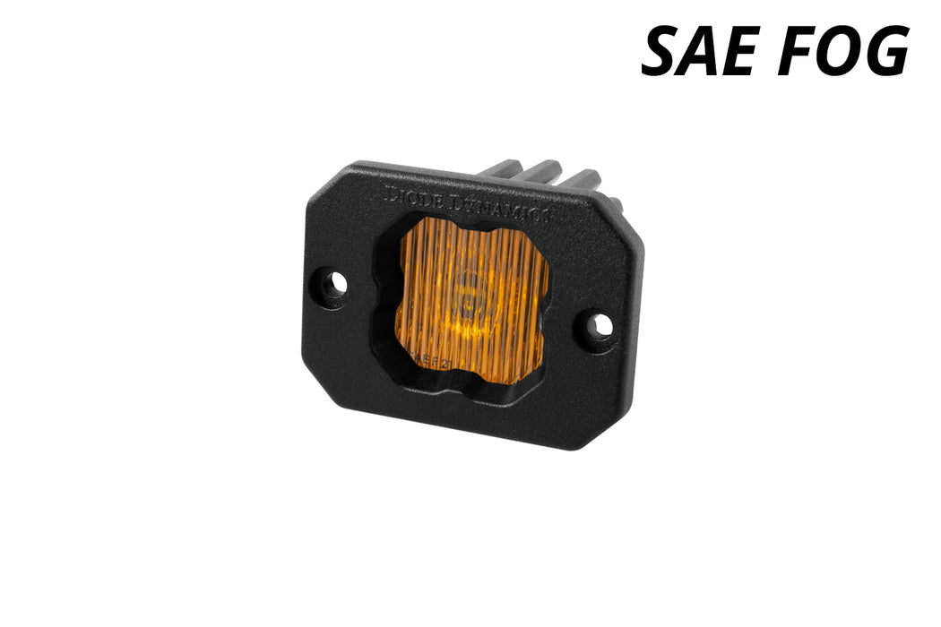 Diode Dynamics DD6851S Stage Series C1 LED Pod Yellow SAE Fog Flush ABL Each Diode Dynamics - Truck Part Superstore