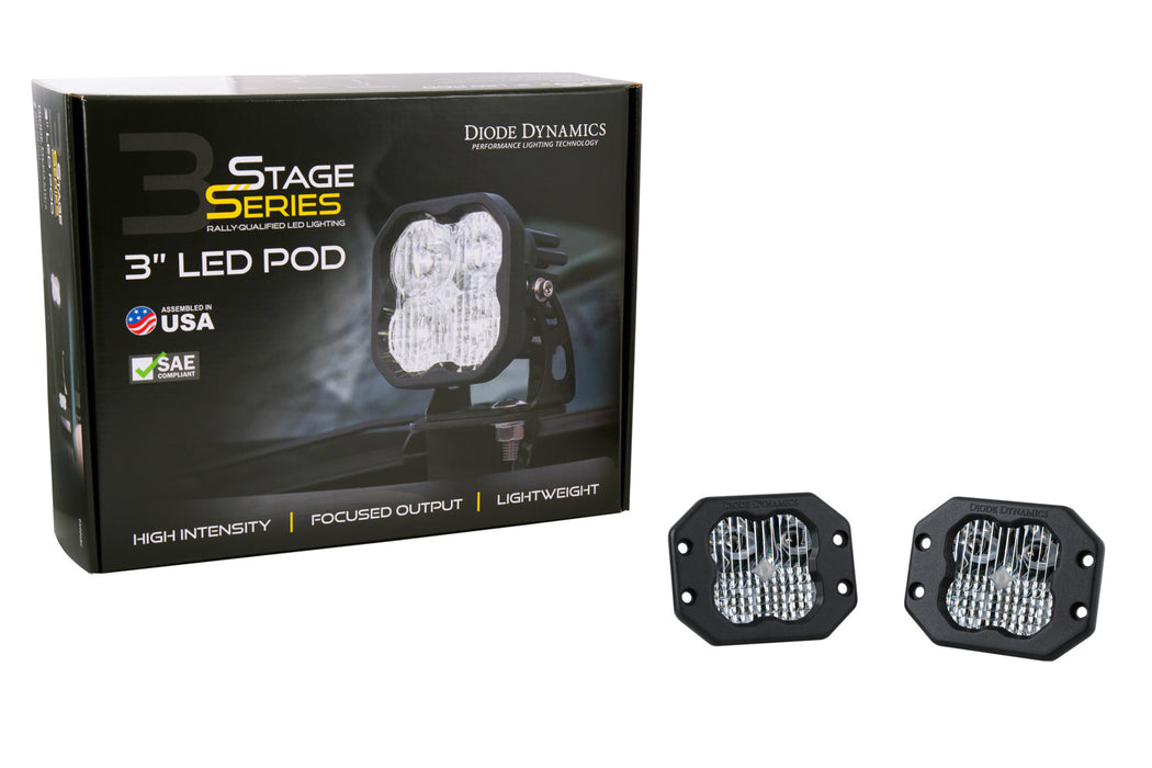 Diode Dynamics DD6928P SS3 Pro ABL White SAE Driving Flush Pair Diode Dynamics - Truck Part Superstore