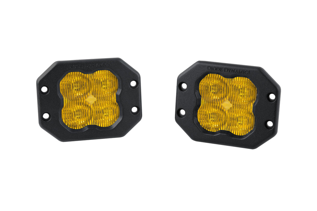 Diode Dynamics DD6940P SS3 Pro ABL Yellow SAE Fog Flush Pair Diode Dynamics - Truck Part Superstore