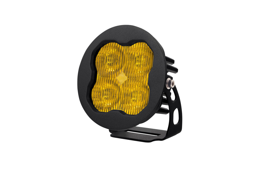 Diode Dynamics DD6951S SS3 Max ABL Yellow SAE Fog Round Single Diode Dynamics - Truck Part Superstore
