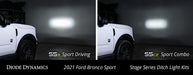 Diode Dynamics DD7139 SS3 LED Ditch Light Kit for 2021 Ford Bronco Sport, Sport Yellow Combo Diode Dynamics - Truck Part Superstore