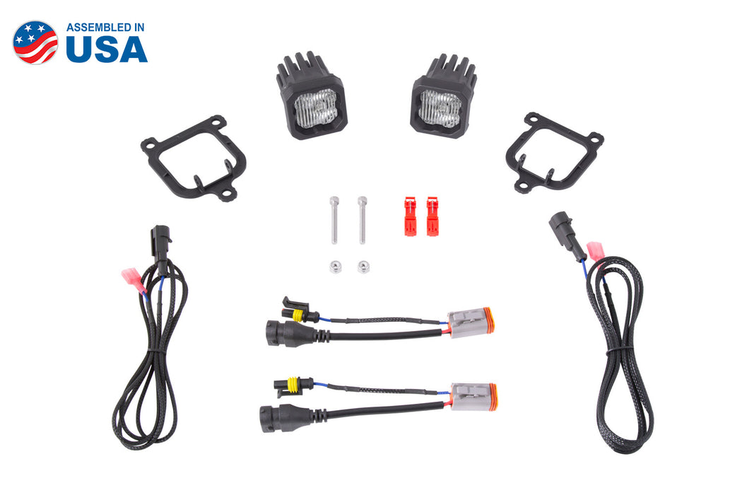 Diode Dynamics DD7175 SSC1 Type FBS LED Fog Light Kit Yellow SAE Fog Diode Dynamics - Truck Part Superstore