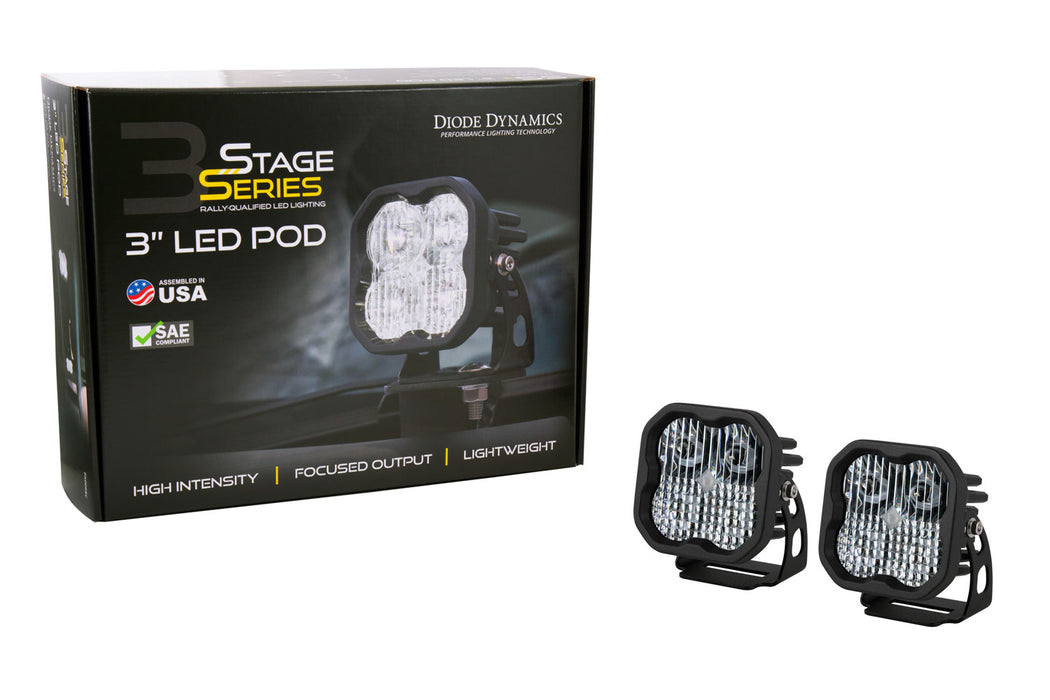 Diode Dynamics DD7185 SS3 LED Ditch Light Kit for 21-22 Ford Bronco, Sport Yellow Combo Diode Dynamics - Truck Part Superstore