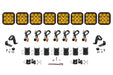 Diode Dynamics DD7261 SS5 Pro Universal CrossLink 8-Pod Lightbar Yellow Driving Diode Dynamics - Truck Part Superstore