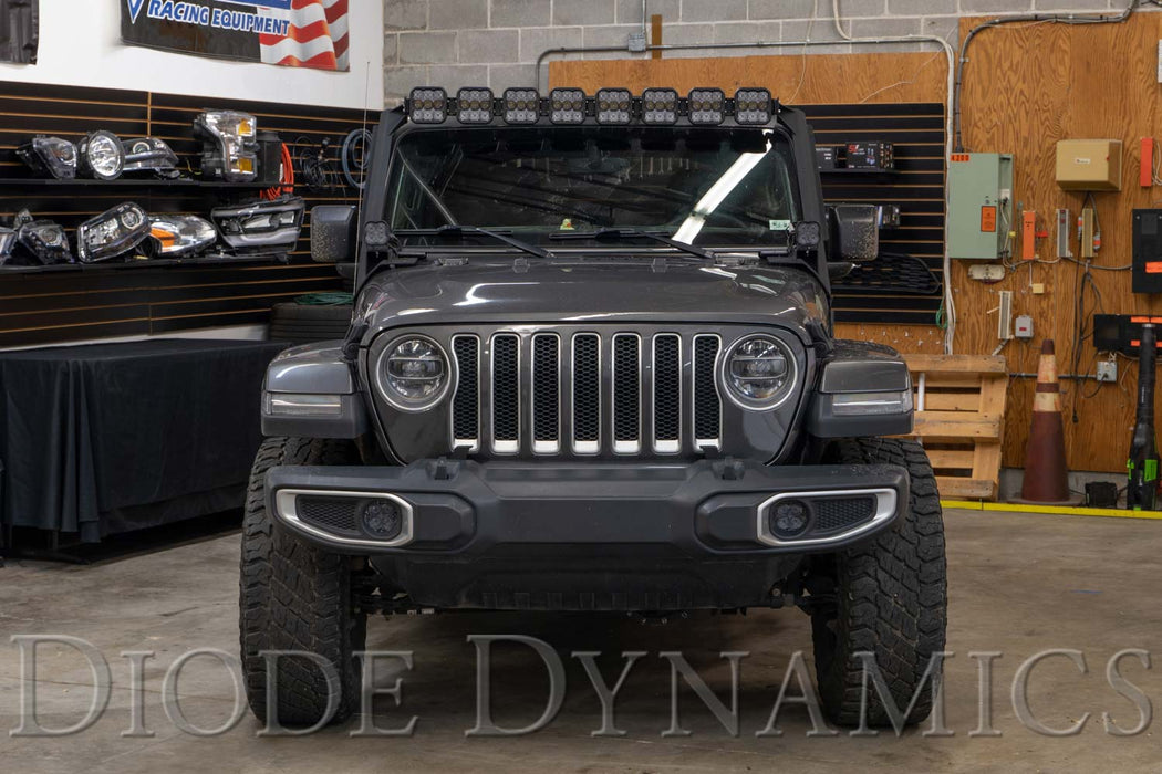 Diode Dynamics DD7262 Jeep JL SS5 Pro CrossLink Windshield White Combo Lightbar Kit Diode Dynamics - Truck Part Superstore