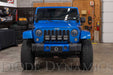 Diode Dynamics DD7272 Jeep JK SS5 4-Pod CrossLink Grille Lightbar Kit Pro White Combo Diode Dynamics - Truck Part Superstore