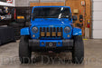 Diode Dynamics DD7273 Jeep JK SS5 4-Pod CrossLink Grille Lightbar Kit Pro Yellow Combo Diode Dynamics - Truck Part Superstore