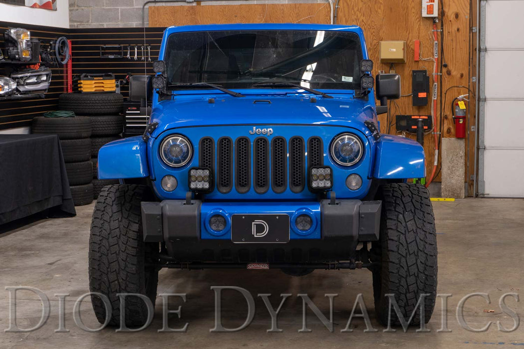 Diode Dynamics DD7275 Jeep JK SS5 CrossLink Bumper Lightbar Kit Pro Combo Diode Dynamics - Truck Part Superstore