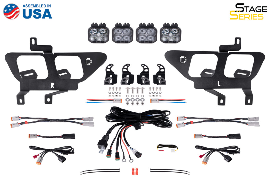 Diode Dynamics DD7309P Stage Series Fog Pocket Mounting Brackets for 2021-2022 Ford F-150 Diode Dynamics - Truck Part Superstore