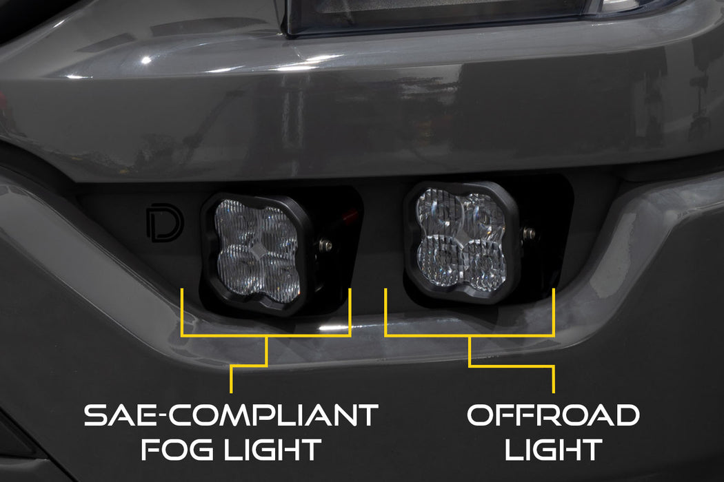 Diode Dynamics DD7315 SS3 LED Fog Pocket Kit for 2021-2022 Ford F-150, Yellow Max Diode Dynamics - Truck Part Superstore