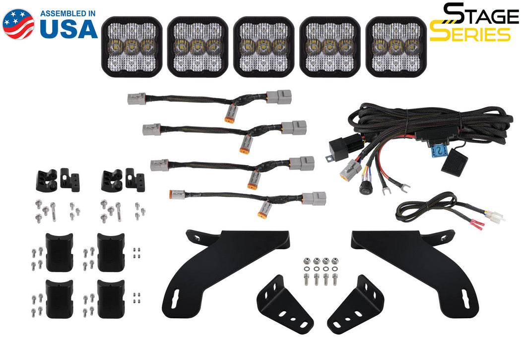 Diode Dynamics DD7317 SS5 Grille CrossLink Lightbar Kit for 2021-2022 Ford F-150, Sport White Combo Diode Dynamics - Truck Part Superstore