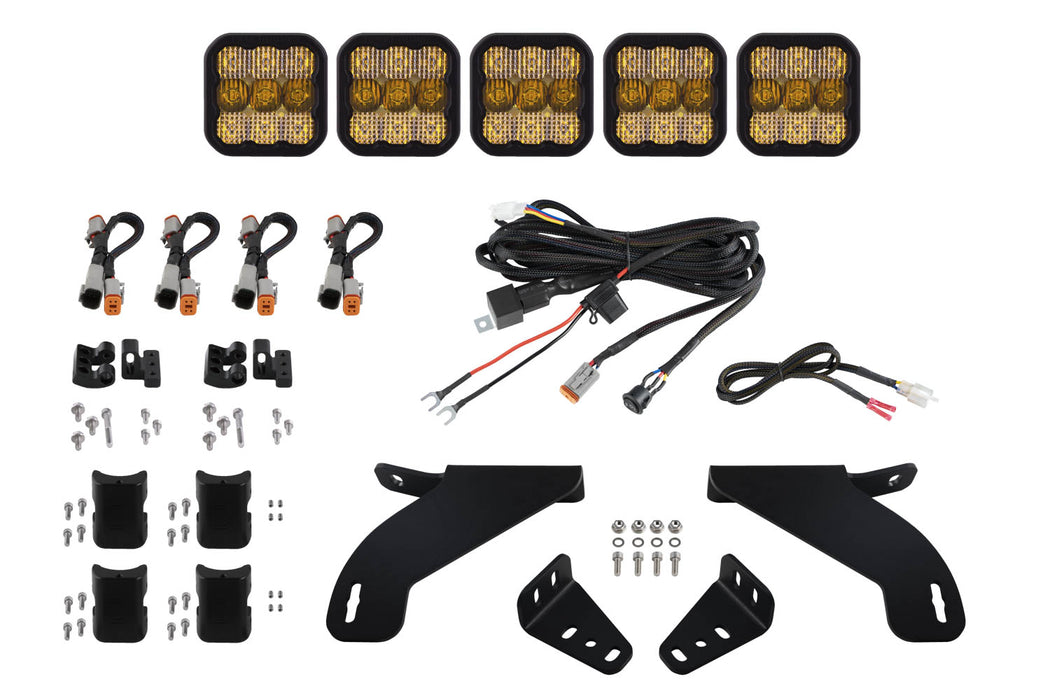 Diode Dynamics DD7322 SS5 Grille CrossLink Lightbar Kit for 2021-2022 Ford F-150, Pro Yellow Combo Diode Dynamics - Truck Part Superstore