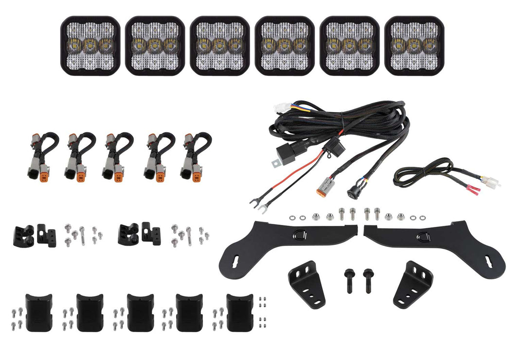 Diode Dynamics DD7335 SS5 Grille CrossLink Lightbar Kit for 2017-2020 Ford Raptor Sport White Combo Diode Dynamics - Truck Part Superstore