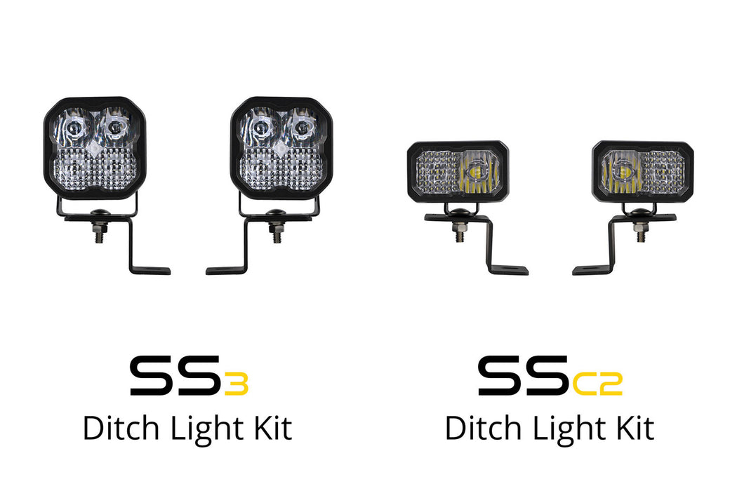 Diode Dynamics DD7368 Stage Series Backlit Ditch Light Kit for 2021-2022 Ford F-150, SSC2 Pro Yellow Combo Diode Dynamics - Truck Part Superstore