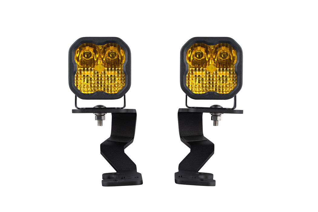 Diode Dynamics DD7396 Stage Series Ditch Light Kit for 2022 Toyota Tundra SS3 Pro Diode Dymanics Yellow Combo Diode Dymanics - Truck Part Superstore