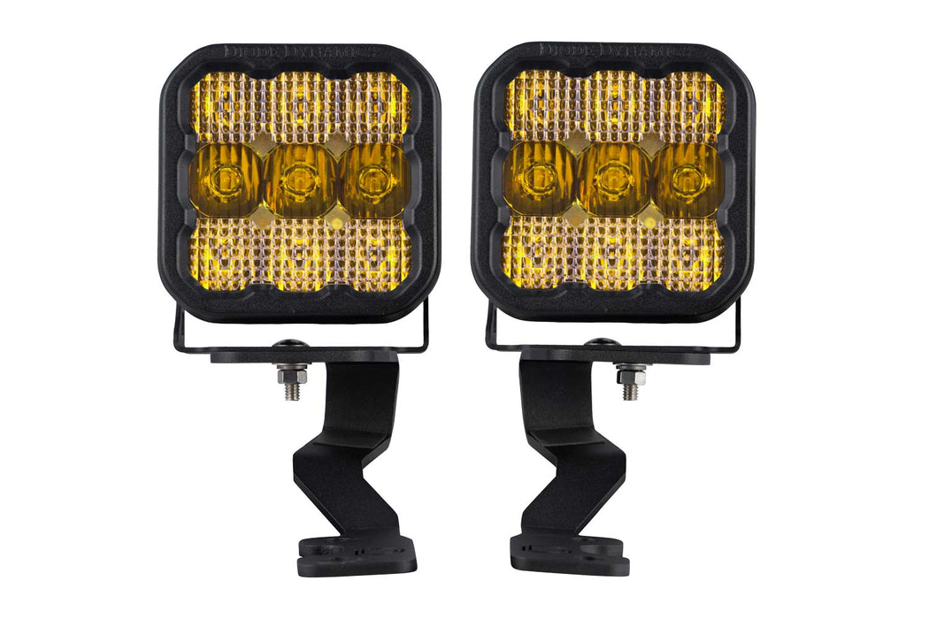 Diode Dynamics DD7400 Stage Series Ditch Light Kit for 2022 Toyota Tundra SS5 Pro Diode Dymanics Yellow Combo Diode Dymanics - Truck Part Superstore