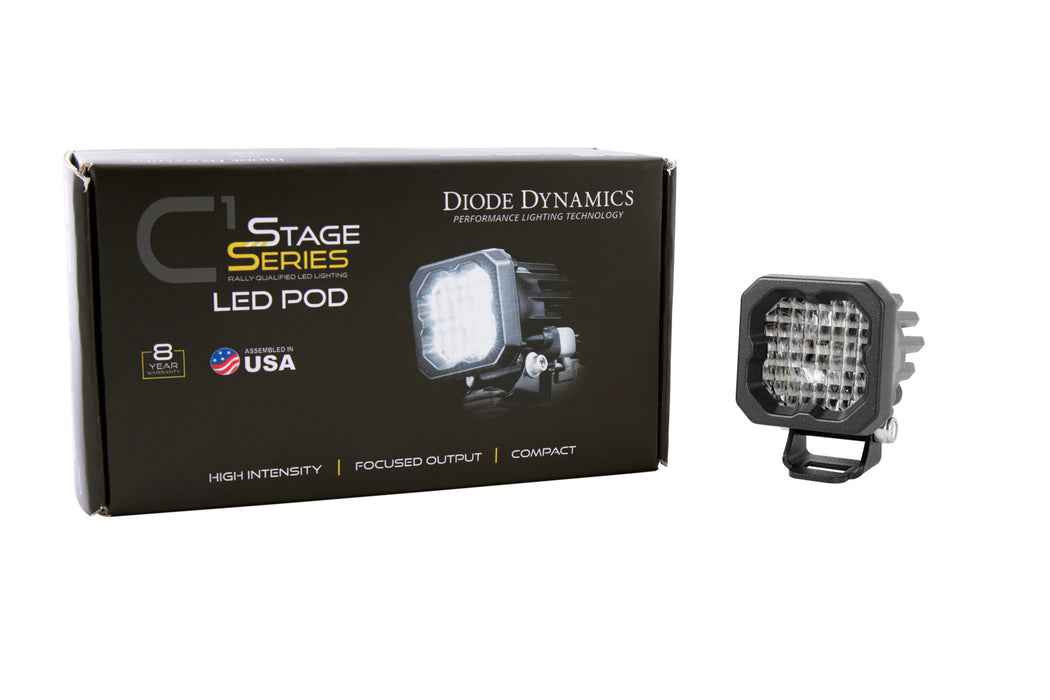 Diode Dynamics DD7423S Stage Series C1R White Flood Standard LED Pod (one) Diode Dynamics - Truck Part Superstore