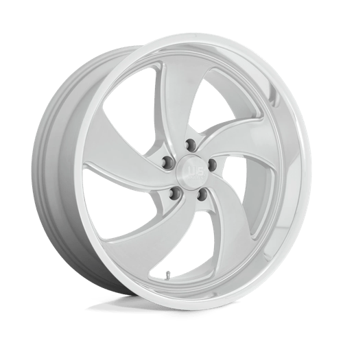 US Mag 1PC U134228561+01L U134 22X8.5 5X4.75 SLV-BRS-MIL-DCL 01MM - Truck Part Superstore