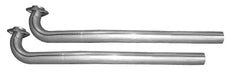 Pypes Performance Exhaust DGA10S Exhaust Manifold Down Pipe 2.5 in w/Standard Manifolds 2 Bolt Flange Hardware Not Incl Natural 409 Stainless Steel Pypes Exhaust - Truck Part Superstore