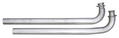 Pypes Performance Exhaust DGA13S Exhaust Manifold Down Pipe 2.5 in w/Standard Manifolds 3 Bolt Flange Hardware Not Incl Natural 409 Stainless Steel Pypes Exhaust - Truck Part Superstore