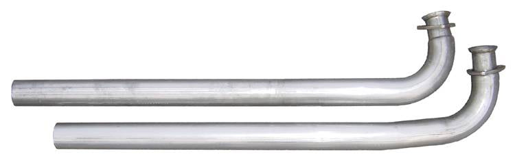 Pypes Performance Exhaust DGA13S Exhaust Manifold Down Pipe 2.5 in w/Standard Manifolds 3 Bolt Flange Hardware Not Incl Natural 409 Stainless Steel Pypes Exhaust - Truck Part Superstore