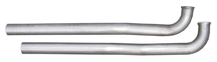 Pypes Performance Exhaust DGA20S Exhaust Manifold Down Pipe 2.5 in w/HO Or Ram Air No Flanges Hardware Not Incl Natural 409 Stainless Steel Pypes Exhaust - Truck Part Superstore