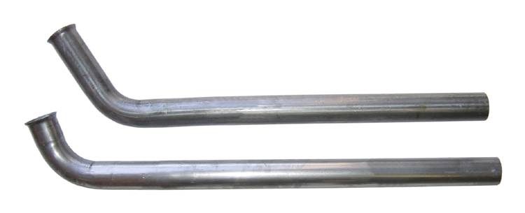 Pypes Performance Exhaust DGB10S Exhaust Manifold Down Pipe 2.5 in 2 Bolt Hardware Not Incl Natural 409 Stainless Steel Pypes Exhaust - Truck Part Superstore