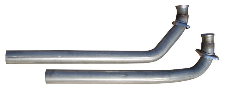 Pypes Performance Exhaust DGF13S Exhaust Manifold Down Pipe 2.5 in Standard Manifold 2 Bolt Hardware Not Incl Natural 409 Stainless Steel Pypes Exhaust - Truck Part Superstore