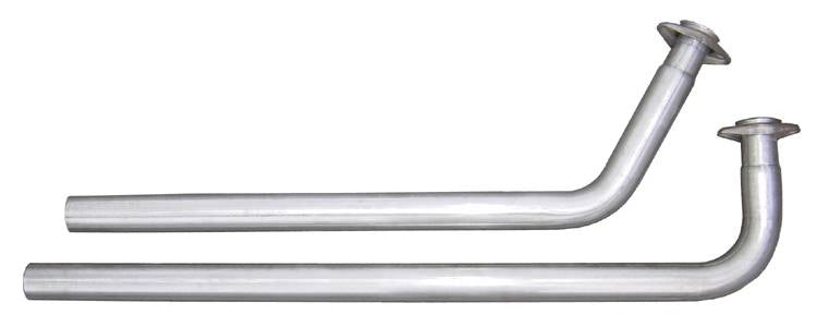 Pypes Performance Exhaust DGU10S Exhaust Manifold Down Pipe 78-88 G-Body Chevy Small Block 2.5 inch 2 Bolt Hardware Not Incl Natural 409 Stainless Steel Pypes Exhaust - Truck Part Superstore